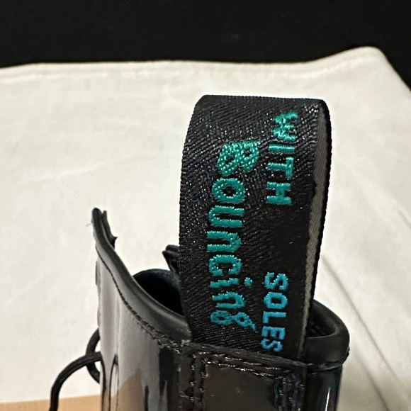 Dr. Martens Black Patent Leather Boots - Picture 5 of 13